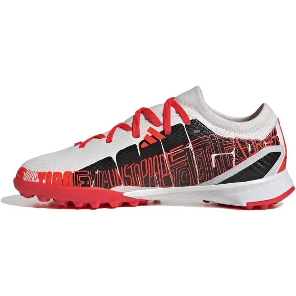 NWT Adidas Men Speedportal Messi.3 Soccer Shoes - White/Black/Red, 11