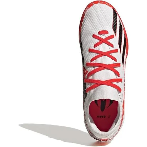 NWT Adidas Men Speedportal Messi.3 Soccer Shoes - White/Black/Red, 11