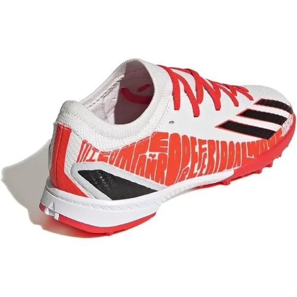 NWT Adidas Men Speedportal Messi.3 Soccer Shoes - White/Black/Red, 11
