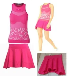 NWT Adidas Stella McCartney OUTFIT SET: Tennis Skirt Skort   Tank Top S Small
