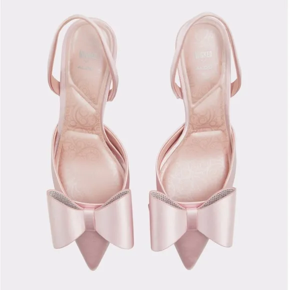 NWT ALDO x WICKED Perfectly Pink Pointed Kitten Heels