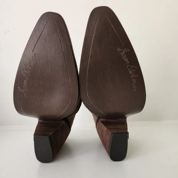 NWT Alison Mule (Sam Edelman) Olive Leather Size 7.5