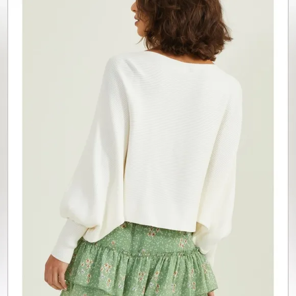 NWT Altar’d State Mackenzie Ribbed Cropped Sweater