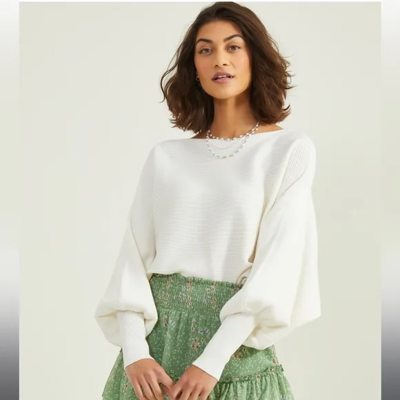 NWT Altar’d State Mackenzie Ribbed Cropped Sweater
