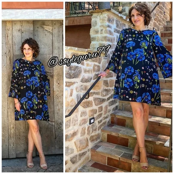 NWT, Anthropologie, Lucinda Silk Tunic Dress
