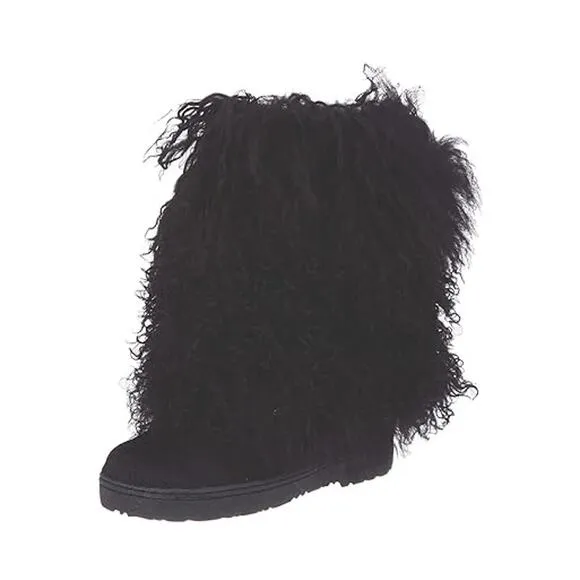 NWT BEARPAW Women's Boetis Black Boot – Size 7
