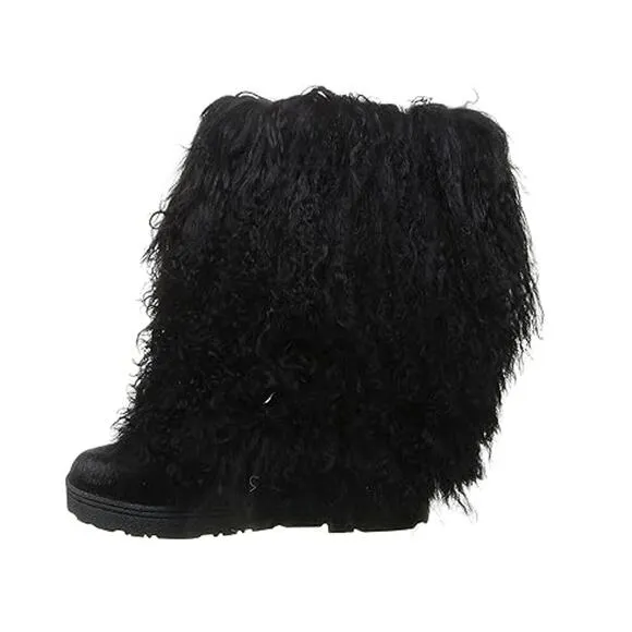 NWT BEARPAW Women's Boetis Black Boot – Size 7