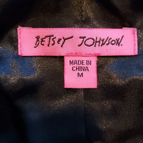 NWT Betsey Johnson Cropped Coat