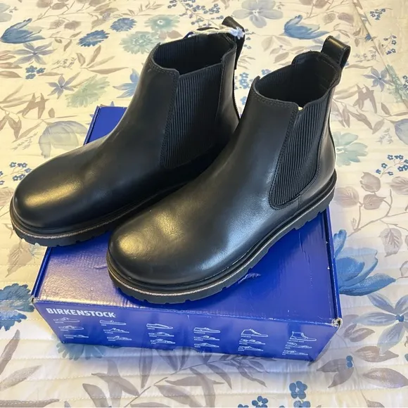 NWT Birkenstock black Highwood Slip On boot womens 41 (10.5) NARROW FIT