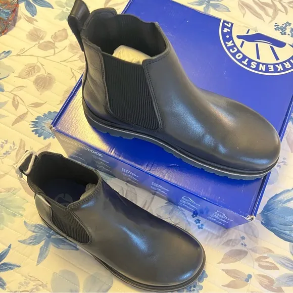 NWT Birkenstock black Highwood Slip On boot womens 41 (10.5) NARROW FIT