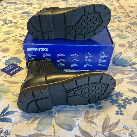 NWT Birkenstock black Highwood Slip On boot womens 41 (10.5) NARROW FIT