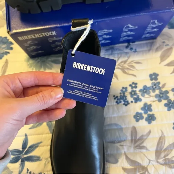 NWT Birkenstock black Highwood Slip On boot womens 41 (10.5) NARROW FIT