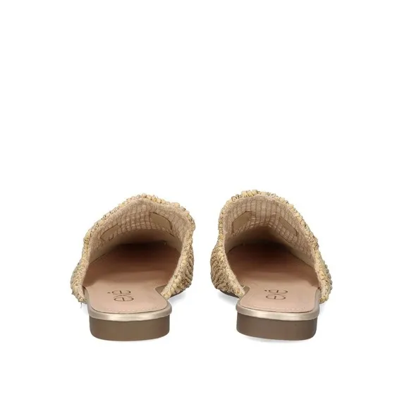 NWT CLOGS EXÉ YT-4 RAFFIA BEIGE SIZE 8