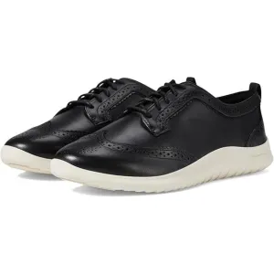 NWT Cole Haan Women's Zerogrand Meritt Wing Tip Oxford, Black/Ivory-Size 7.5