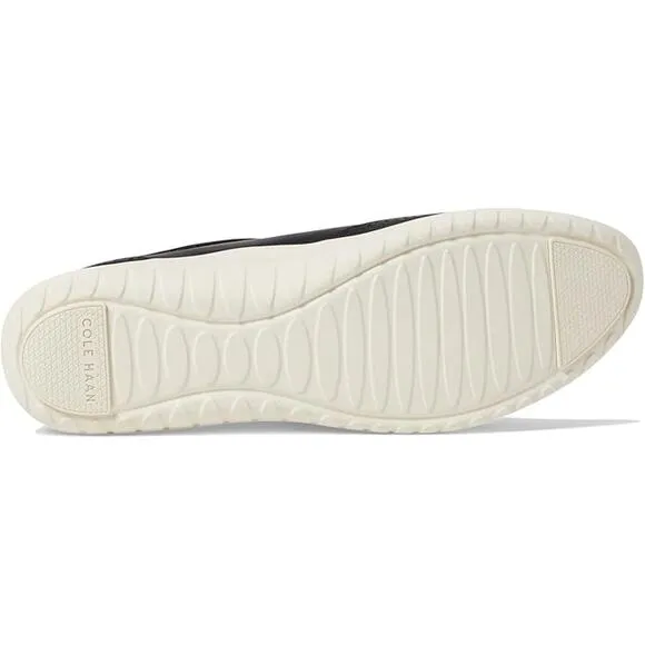 NWT Cole Haan Women's Zerogrand Meritt Wing Tip Oxford, Black/Ivory-Size 7.5