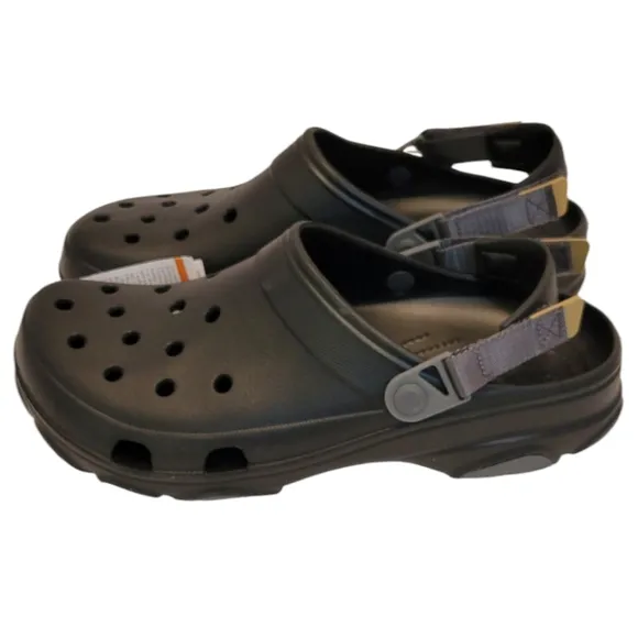 NWT Crocs Clogs Classic All-Terrain Clog Black/Grey Men's Size 13 US