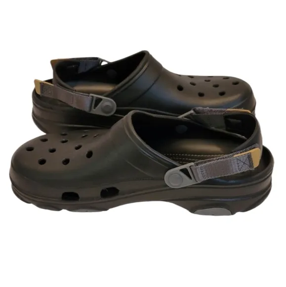 NWT Crocs Clogs Classic All-Terrain Clog Black/Grey Men's Size 13 US