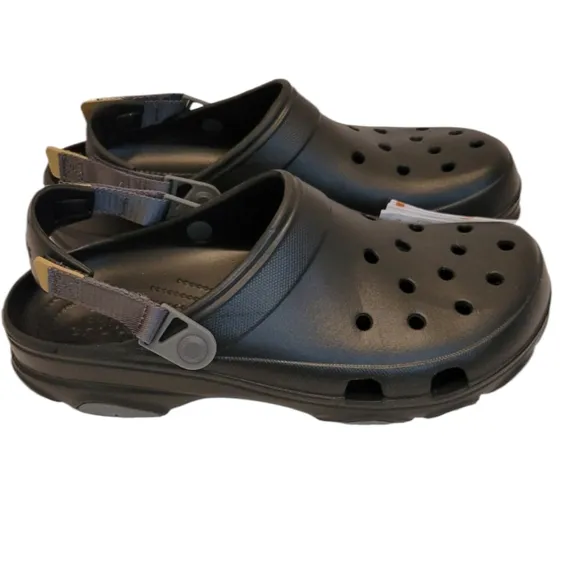 NWT Crocs Clogs Classic All-Terrain Clog Black/Grey Men's Size 13 US