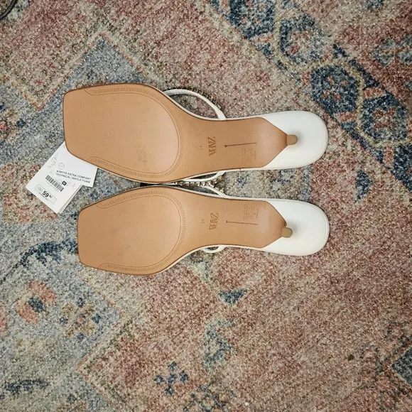 NWT Embellished Zara Kitten Heels