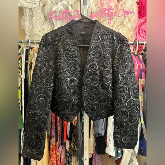NWT EXPRESS Beaded Jacket, SMALL