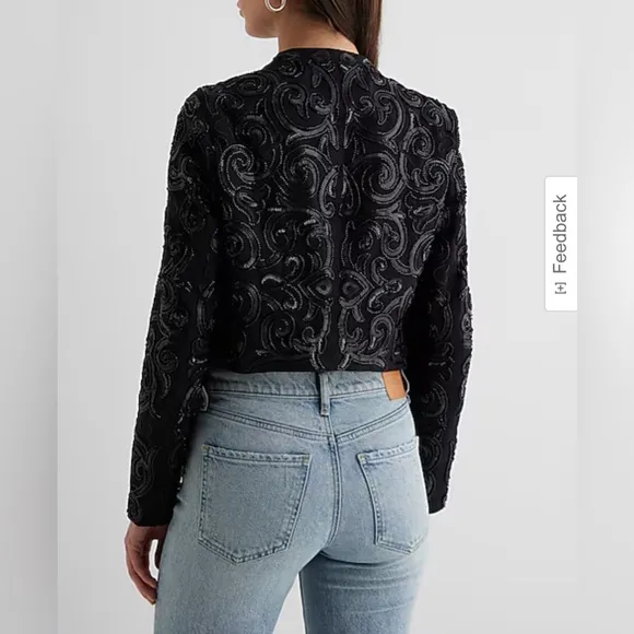 NWT EXPRESS Beaded Jacket, SMALL