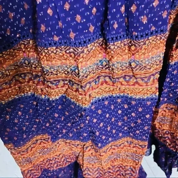 NWT FARM Rio Sophie Scarf Maxi Dress in Multi Rare Bohemian Summer Maxi