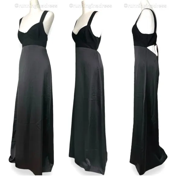 NWT Free People Gia Maxi Dress In Black Size 8
