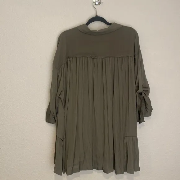 NWT Free People Moonstruck Shirt Dress Serpent