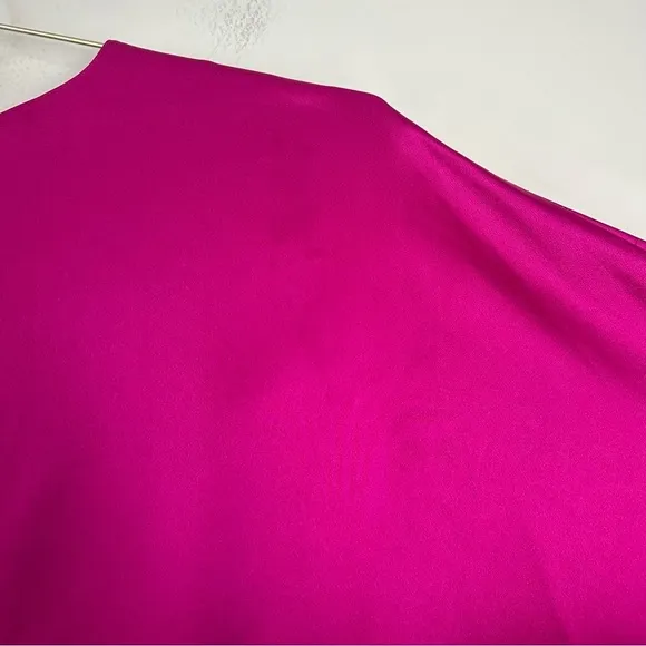 NWT JONATHAN SIMKHAI Kadence Bell-Sleeve Satin Mini Dress Size 0 MSRP $595
