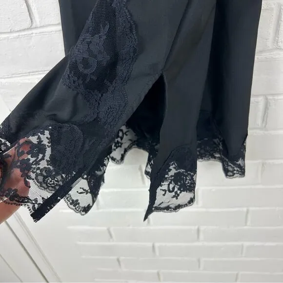 NWT Kat The Label Jasper Slip In Black Size XS
