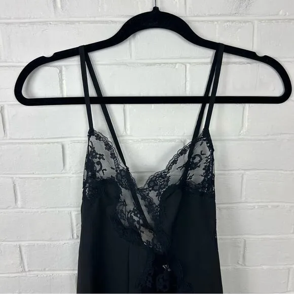NWT Kat The Label Jasper Slip In Black Size XS