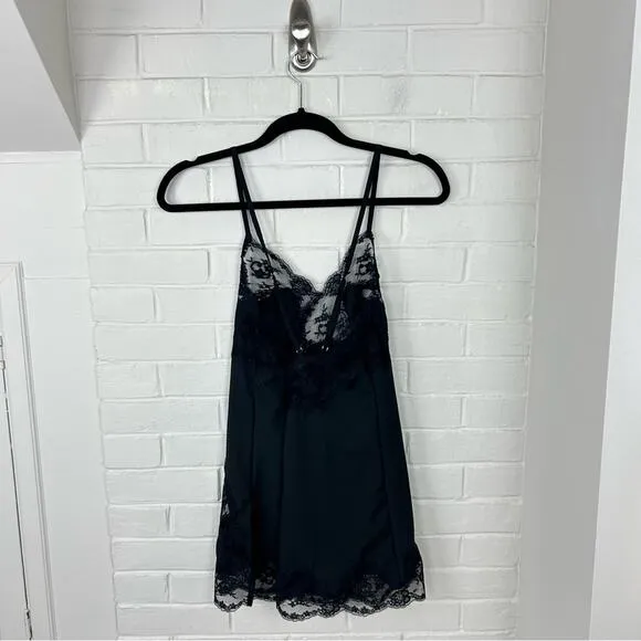 NWT Kat The Label Jasper Slip In Black Size XS
