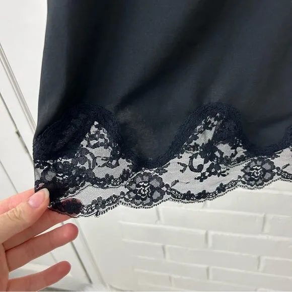 NWT Kat The Label Jasper Slip In Black Size XS