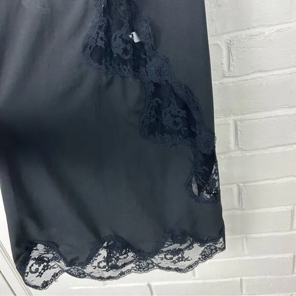 NWT Kat The Label Jasper Slip In Black Size XS
