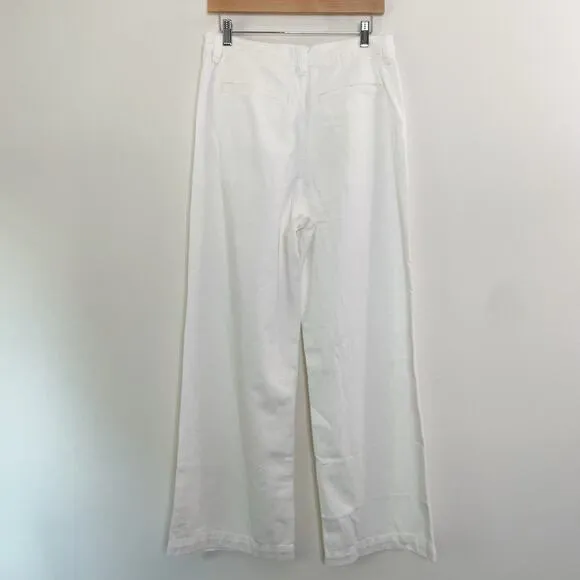 NWT Madewell The Harlow Wide-Leg Jean: Airy Denim Edition Size 28 Tile White