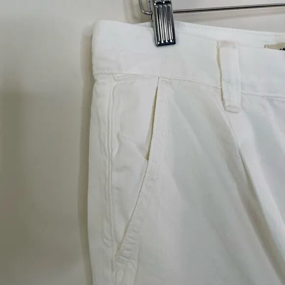 NWT Madewell The Harlow Wide-Leg Jean: Airy Denim Edition Size 28 Tile White