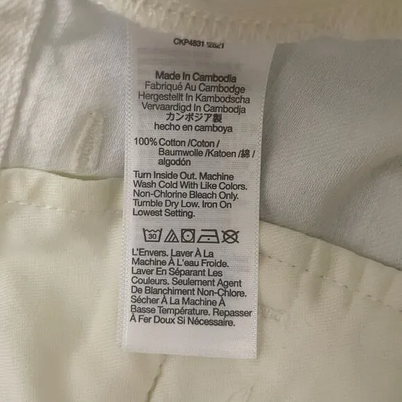 NWT Madewell The Harlow Wide-Leg Jean: Airy Denim Edition Size 28 Tile White