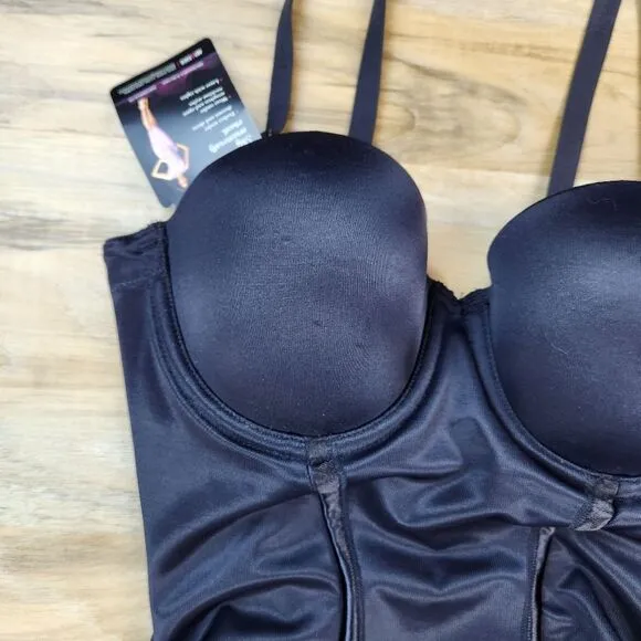 🩵NWT Maidenform Black Convertible Slip Shapewear 34B