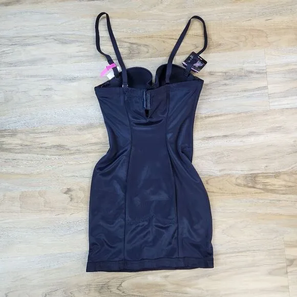 🩵NWT Maidenform Black Convertible Slip Shapewear 34B