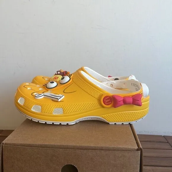 NWT McDonald’s x Crocs Birdie Classic Clog Women Size 8 Men Size 6 (208696-730)