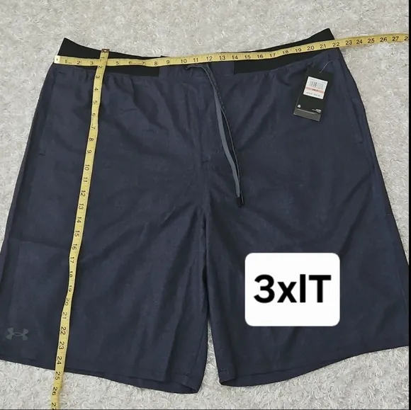 NWT Men's Under Armour Swim Trunks UPF50 Sun protection for tall sizes