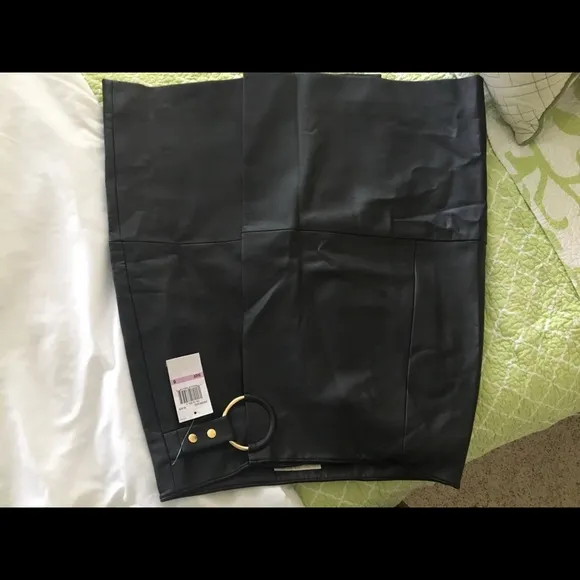 NWT Michael Kors faux leather skirt