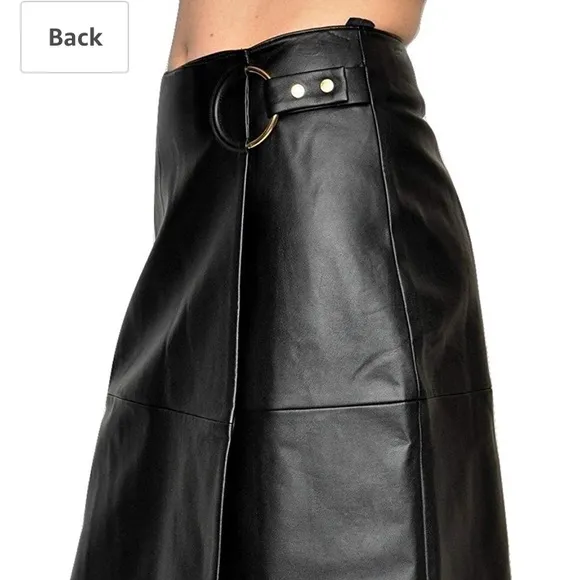 NWT Michael Kors faux leather skirt