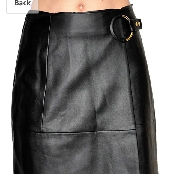 NWT Michael Kors faux leather skirt