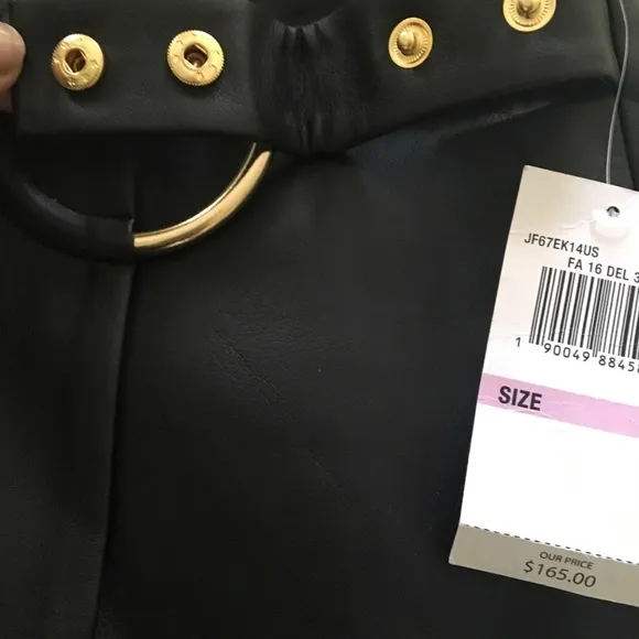 NWT Michael Kors faux leather skirt
