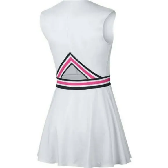 NWT Nike Active Tennis Dress L Large skirt Dri-FIT Court Dress White