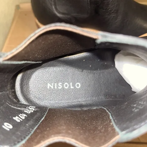 NWT Nisolo Men’s Marco Everyday Chelsea Boot - Black - Size 10