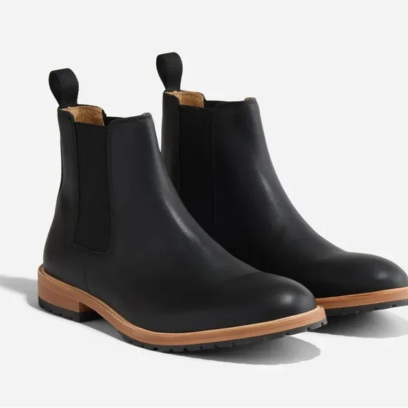 NWT Nisolo Men’s Marco Everyday Chelsea Boot - Black - Size 10