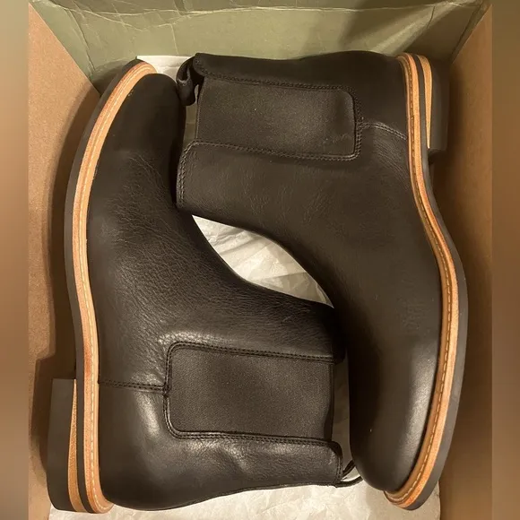 NWT Nisolo Men’s Marco Everyday Chelsea Boot - Black - Size 10