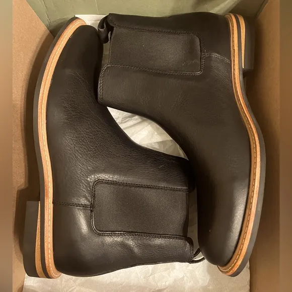 NWT Nisolo Men’s Marco Everyday Chelsea Boot - Black - Size 10